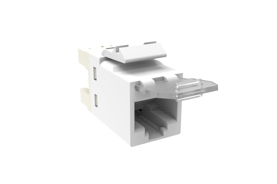 JACK RJ-45 CAT.6 SL C/DUST COVE BR